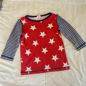 Mini Boden size 5 star shirt